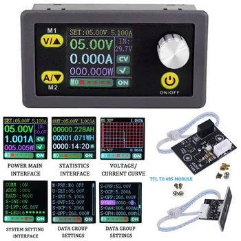 

DC Digital Buck Regulator Power Supply Module Color Screen LCD Display Voltage And Current Meter Constant Current -1