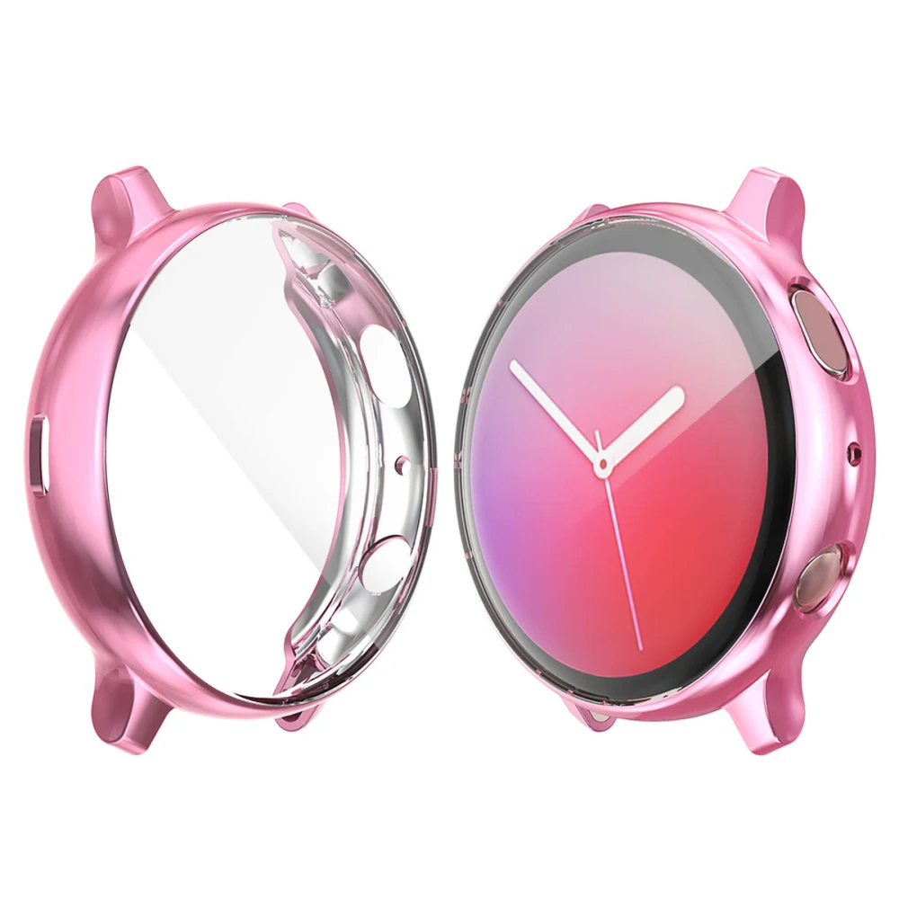 Защитный чехол на весь экран для samsung Galaxy Watch Active 2 40 мм 44 мм 360 прозрачный чехол из ТПУ для Galaxy active 2