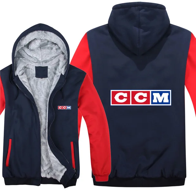 for CCM Logo Hoodies Men Fashion Coat Pullover Wool Liner Jacket Sweatshirts Hoody Winter Thicken Warm Fleece cotton Zip | Автомобили и