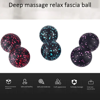 

Fitness Massage Ball Lightweight Peanut Massage Ball Mobility Ball Massage Tool for Myofascial Release Muscle Relaxer Acupoint M