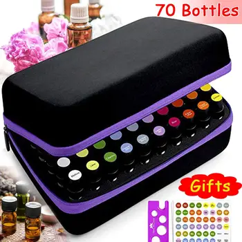 

70 Bottles Essential Oil Collecting Storage Bags Storage Case Portable Travel Essential Oil Bottle Oil Box Collecting Case