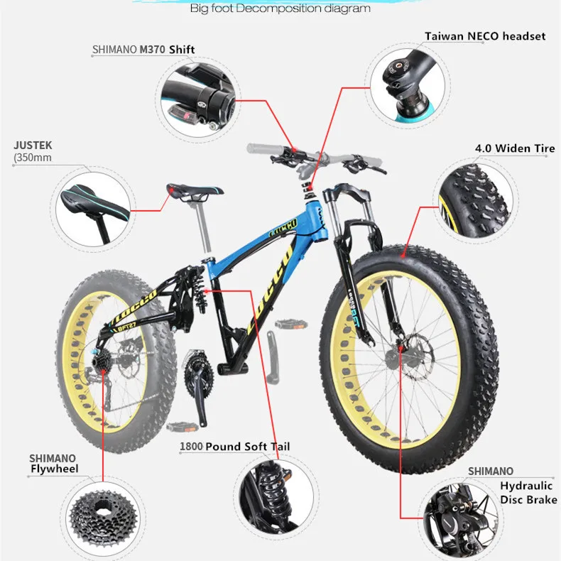 neco fat tire bike