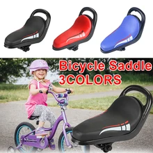 Alforje infantil para bicicleta, assento macio de bicicleta para crianças, confortável e confortável, quente, em estoque