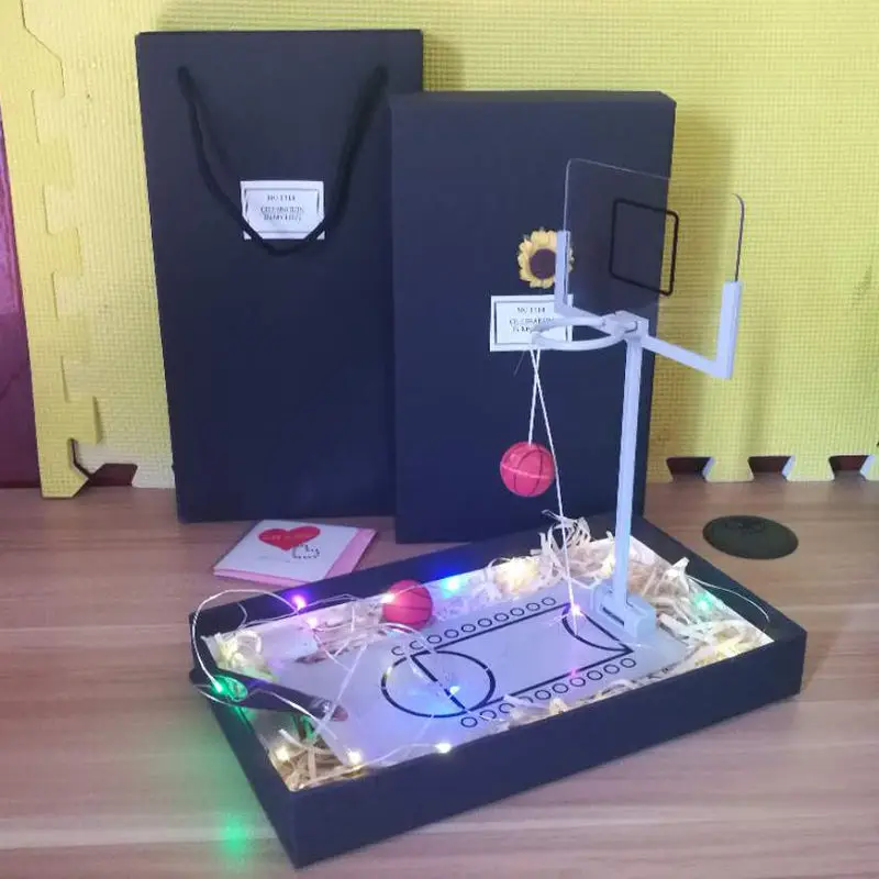 Баскетбольная игра мини настольный портативный складной игра баскетбол набор для внутреннего спорта на открытом воздухе