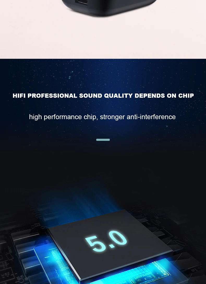 Набор наушников hifi водонепроницаемый светодиодный дисплей inear наушники