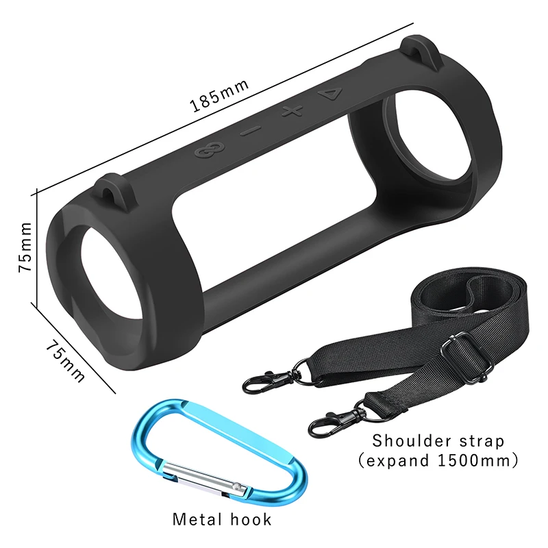 2X Nel Silicone per Altoparlante Bluetooth 5, Protettiva per Il 1556