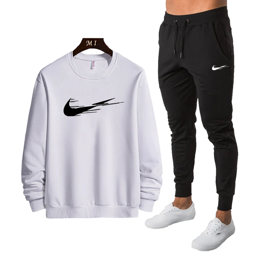 

New autumn Men's Sets Fashion Sportswear Tracksuits Sets Men's Clothes Gyms Hoodies+pants Sets Casual Outwear Sport Suits Men