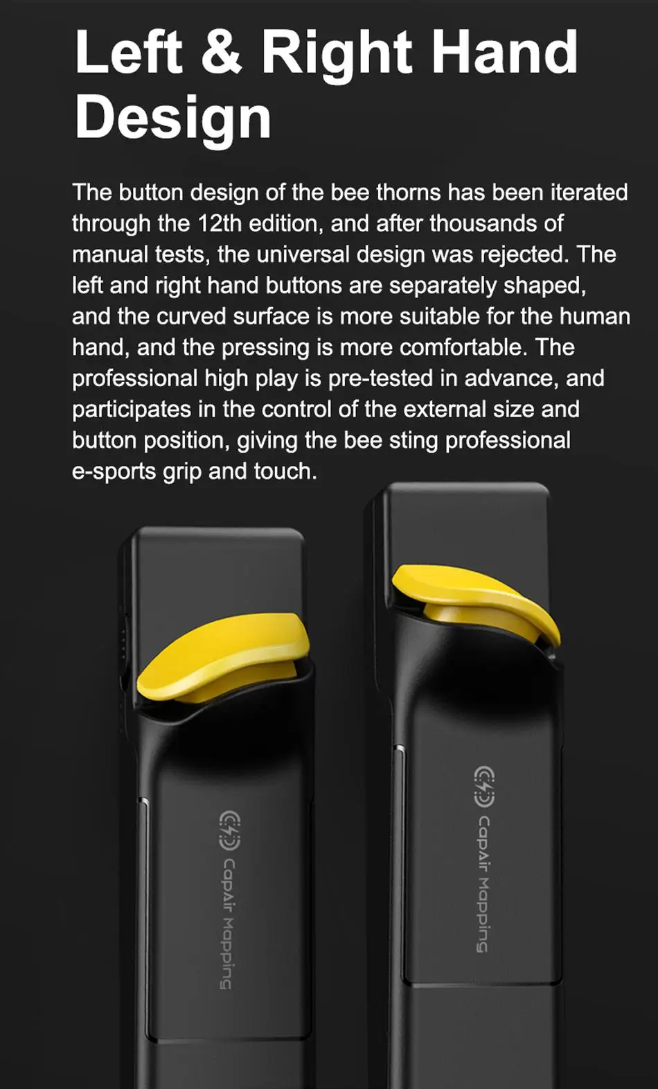 Newest Xiaomi Flydigi Game Controller Left Right Gamepad Trigger Shooter Joystick for PUBG Mobile Game for iPhone Android (8)