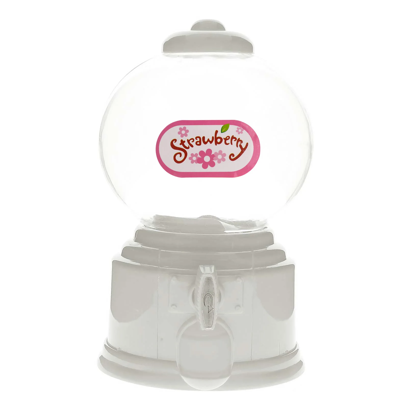 Белый Candy Dispenser Machine Children Gum Ball Snacks Storage Boxes For Kids Plastic Gifts - Цвет: Белый