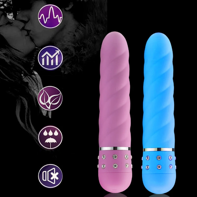 Спиральный вибратор массажер AV Стимуляция клитора Женский мастурбатор секс