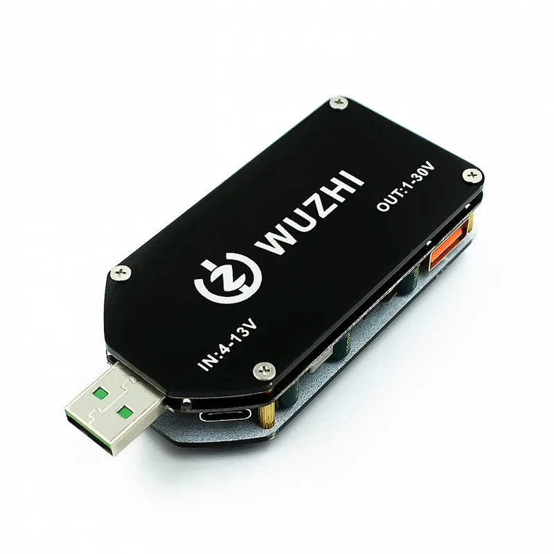 ZK-DP3D CNC USB TYEPE-C DC преобразователь CC CV 1-30 в 2A 15 Вт модуль питания Регулируемый источник питания QC2.0 3,0 AFC