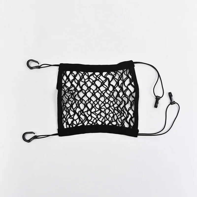 Durable Car Seat Organizer for Kids &ndash; Elastic Mesh Net Bag for Back Storage, Ideal Keeping Children's Essentials, 30x25CM
