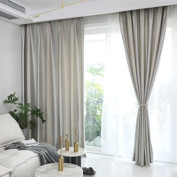 

Lychee Modern Solid Color Window Blackout Curtain Shade Curtains for Living Room Bedroom Window Curtain Drape