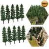 40pcs Model Train Miniature Tress 1:75 OO scale Model Trees 90mm TC90 Raiway Layout Accessories