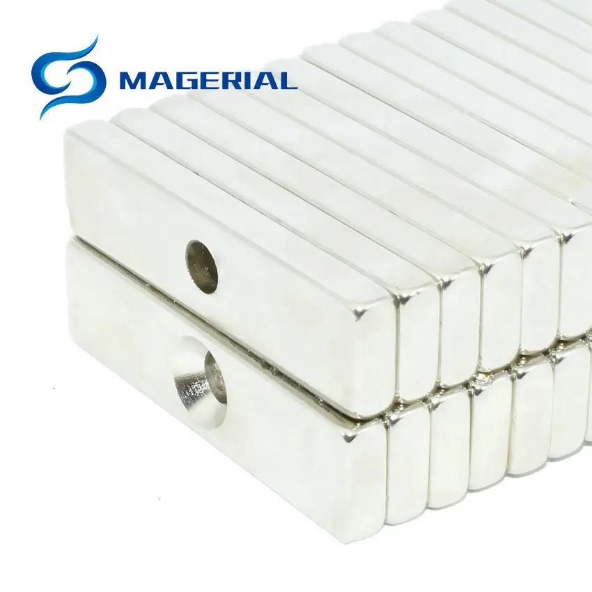 NdFeB фиксированный магнит 40x10x4 мм с винтом M5 потайной кольцевой блок N42 неодимовый редкоземельный постоянный магнит 12 шт./партия