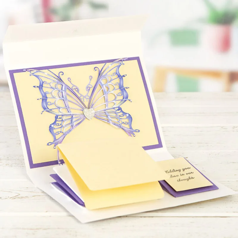 Крылья Бабочки металлические режущие штампы для скрапбукинга и изготовления открыток бумажное ремесло новые высечки