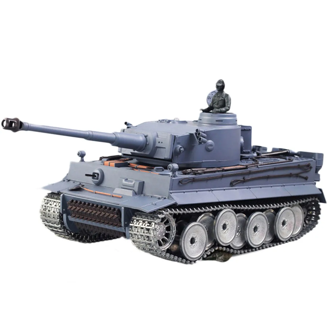 1:16 German Tiger Heavy Tank 2.4G Remote Control Model Military Tank With Sound Smoke Shooting Effect - Metal Ultimate Edition