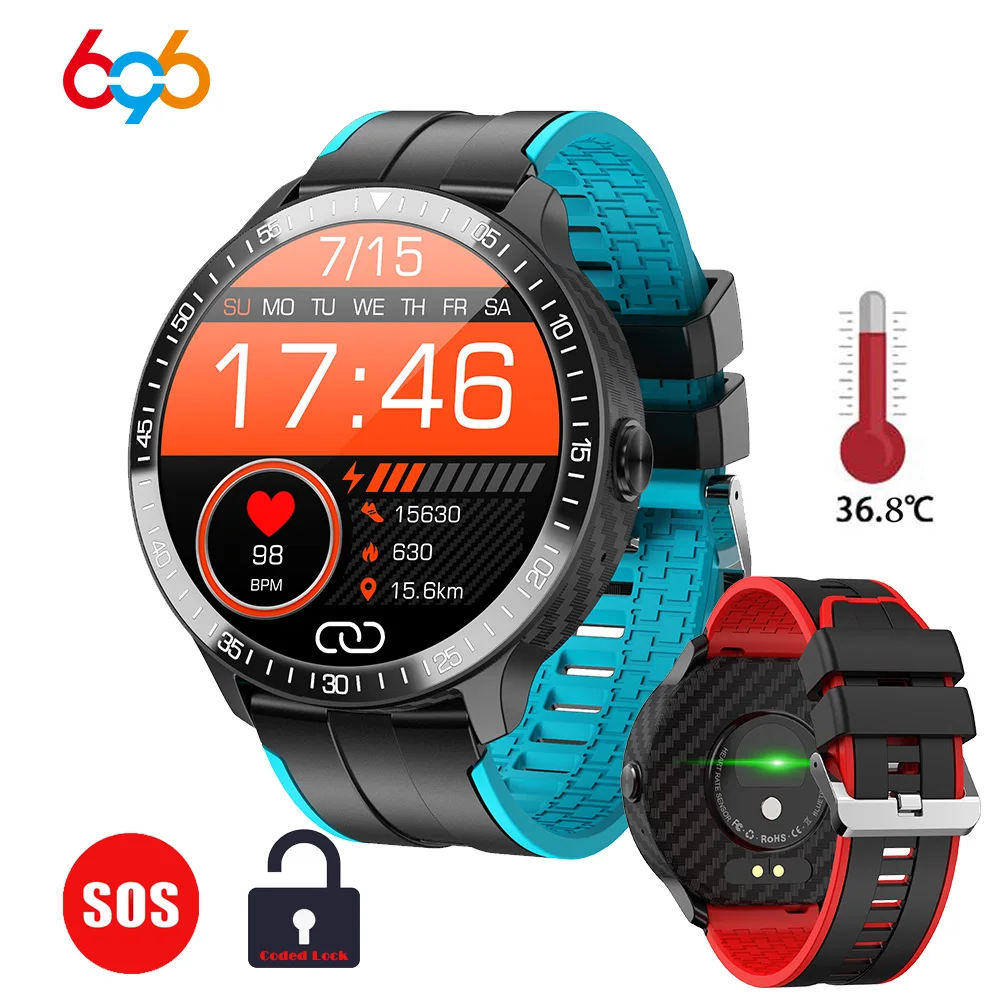 Смарт-часы MT16 мужские 1 28 дюйма с сенсорным экраном GTS SOS Bluetooth | Электроника