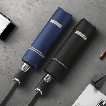 

Fully Automatic Umbrella Windproof Mini 10 Ribs Reflective Rain Umbrellas Double Layer Women Golf Guarda Chuva QZH105