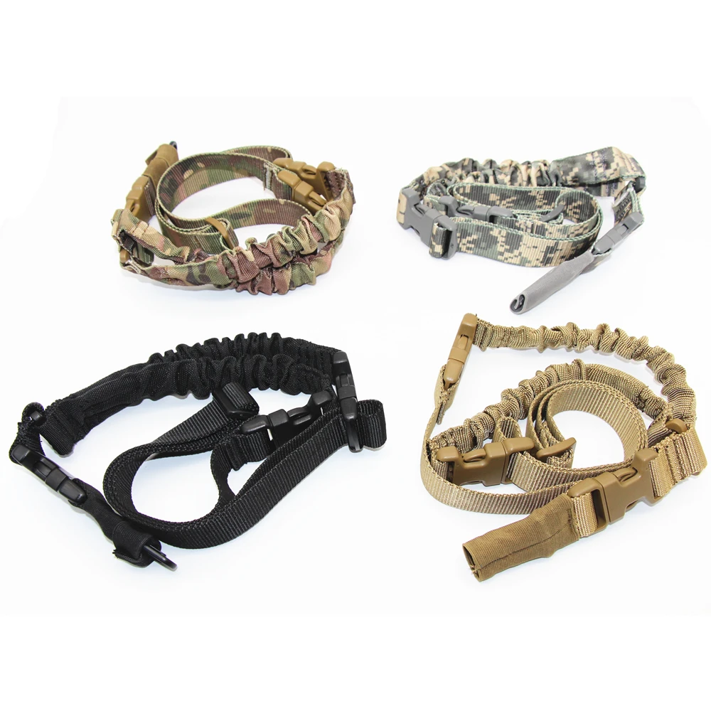 Тактический Слинг регулируемый 1 шт. с одной точкой для винтовки бесплатная