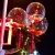 40# LED Rose Glowing Balloon Unique Light Bouquet Luminous Christmas Decorate Gift Decoration Party Wedding With Color Light