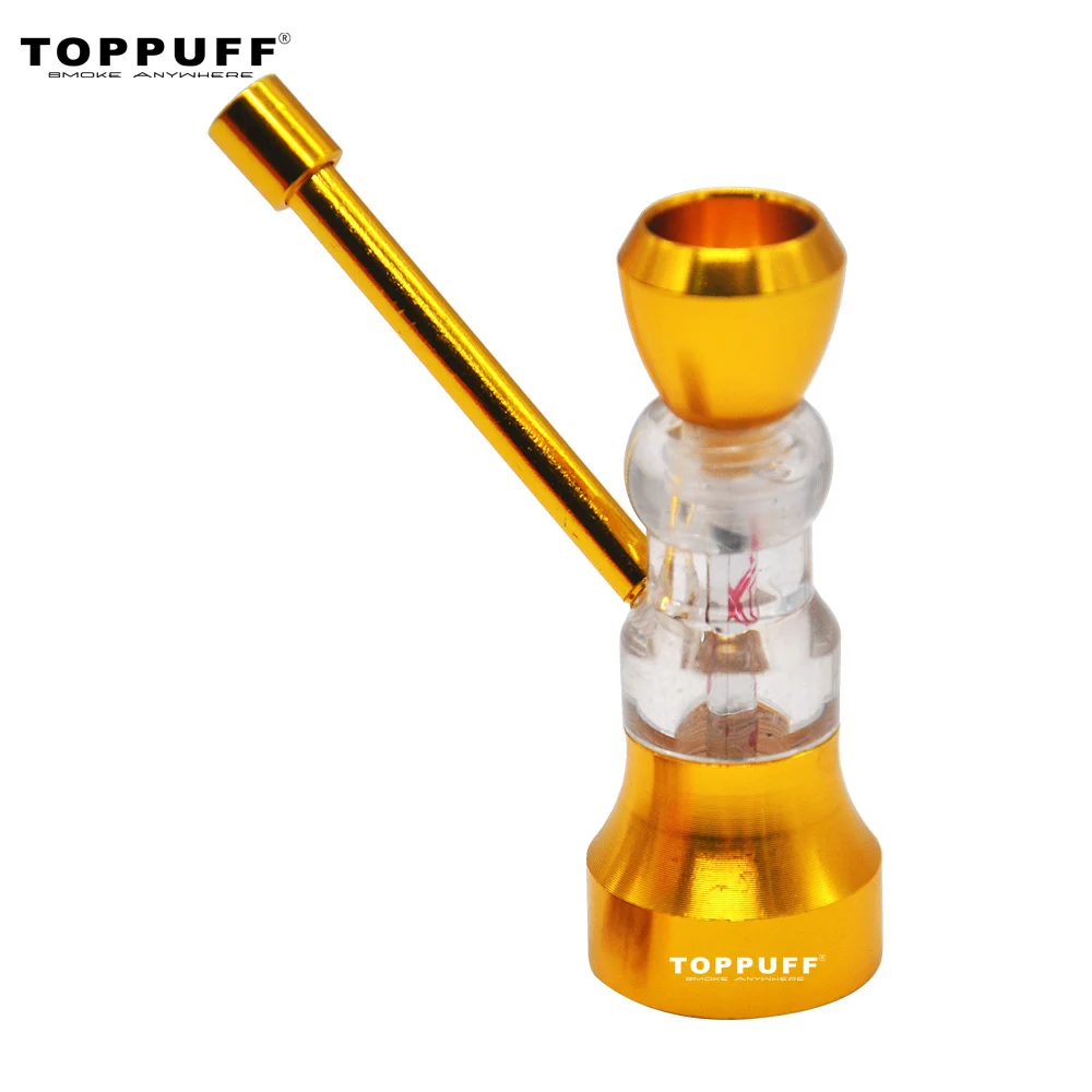 Articles fumeur,TOPPUFF – tuyau de tabac en métal et acrylique,Design ...