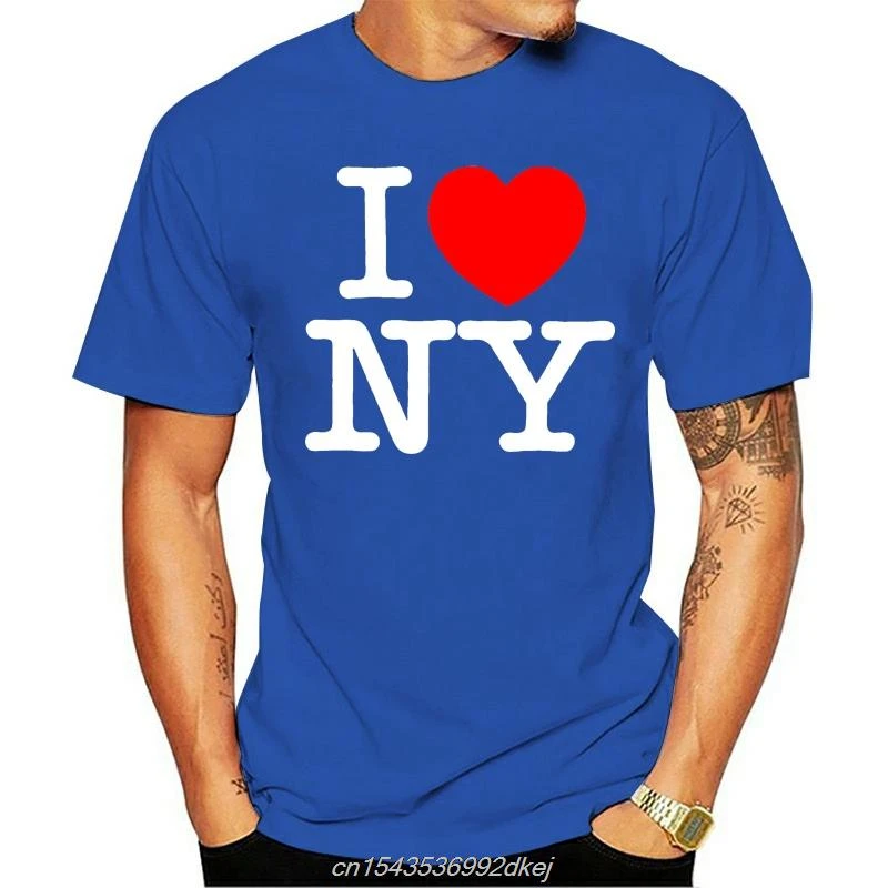 T Shirts For Men NY New York Printed Heart New High Quality T Shirt  Customized T shirt Xxxl Men Women Cartoon Casual|T-Shirts| - AliExpress