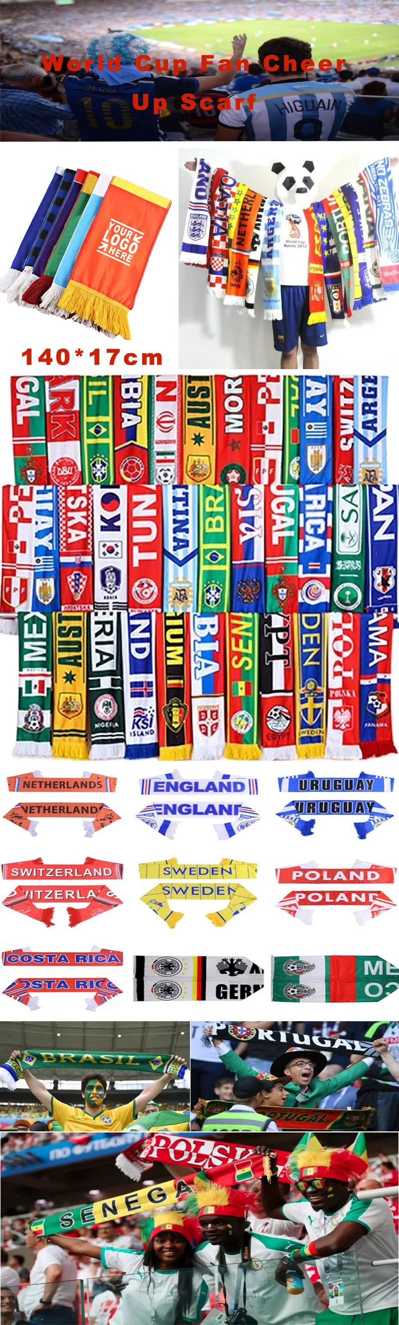 Worlf cup scarf