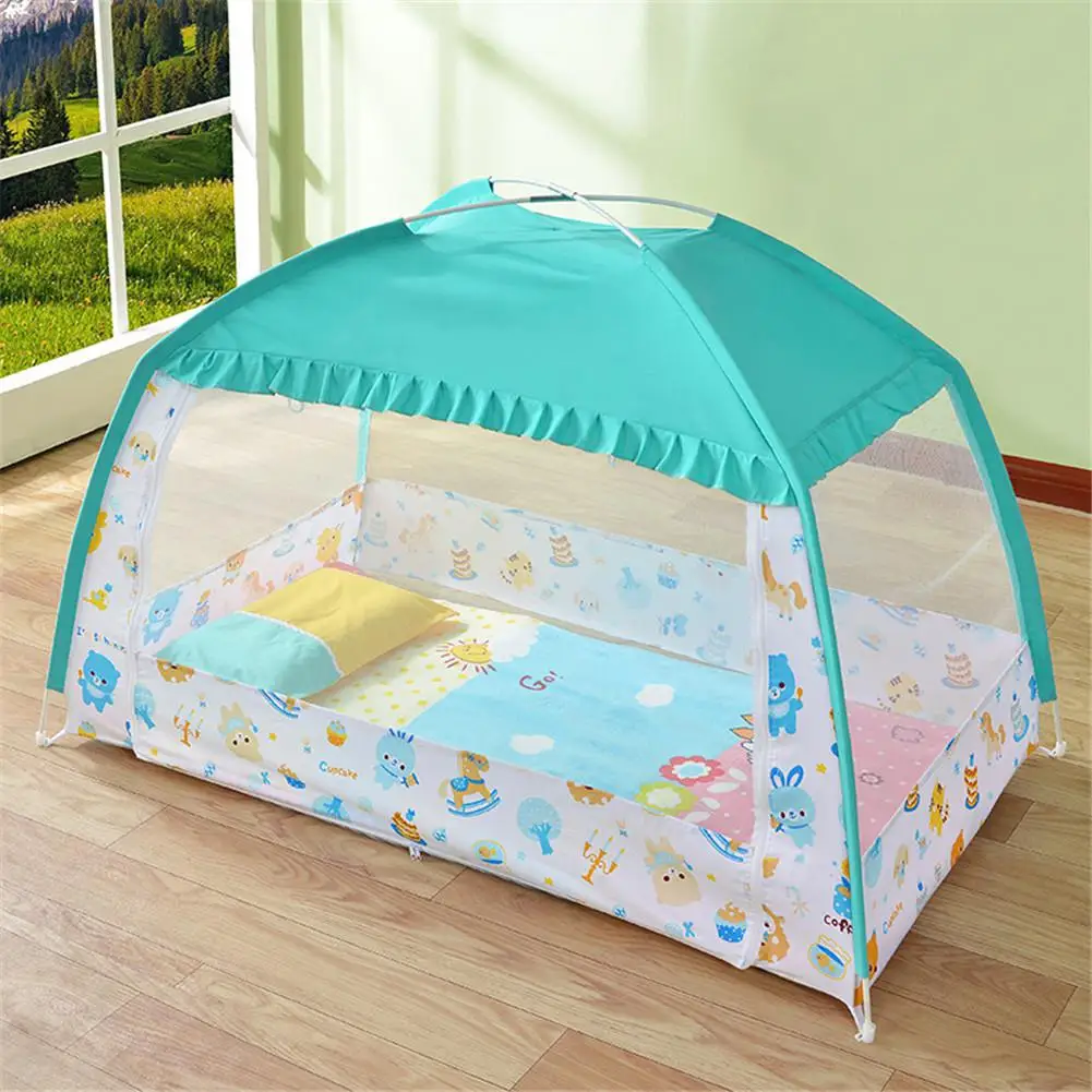 Kidlove младенца кровать с противомоскитной сеткой Крытый палатка для детей сетка из складные детские москитные сетки для кроватных матрасов для 0-3 лет