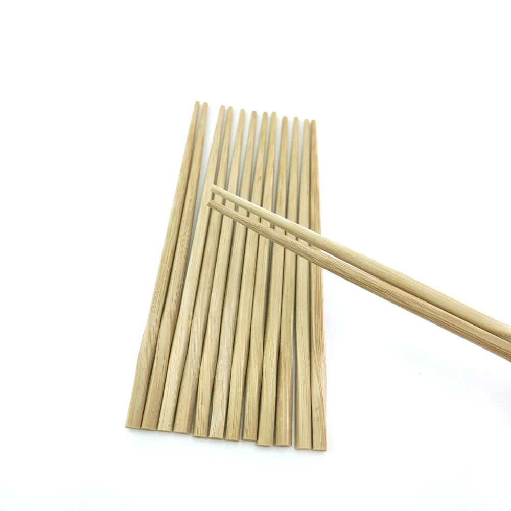 5 Pairs Reusable Bamboo Chopstick Utensil Natural Wood High Quality Healthy Chinese Tableware Sushi Chopstick