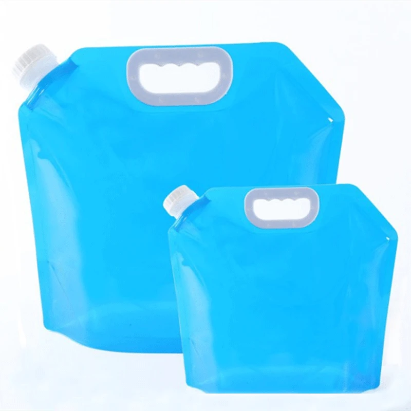 Bolsa de plegable de gran capacidad para exteriores, 5L/10L, con sello de seguridad, ligera, para almacenamiento de agua potable, acampada, senderismo, Picnic, de agua| - AliExpress