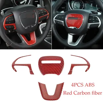 

ABS Inner Steering Wheel Button Cover Fit For Dodge Challenger Charger 2015-2020