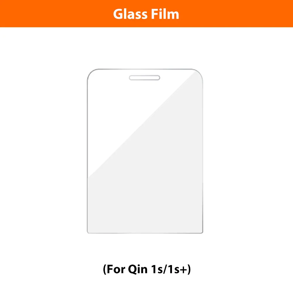 Силиконовый чехол со стеклянной пленкой для Xiaomi Qin 1S+ VoLTE 4G сеть Wifi 4G+ 512MB 2,8 дюйма 1480mAH bluetooth 4,2 инфракрасный пульт дистанционного управления - Цвет: As Picture show