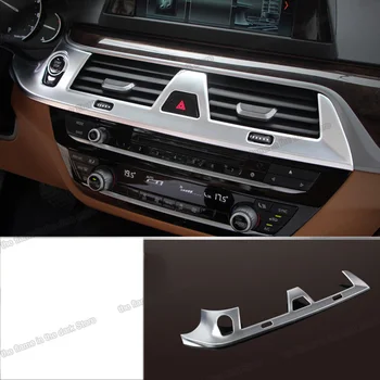 

Lsrtw2017 for BMW 5 Series G30 G31 G38 Car Central Control Front Vent Frame Trims Interior Accessories 2017 2018 2019 2020 2021