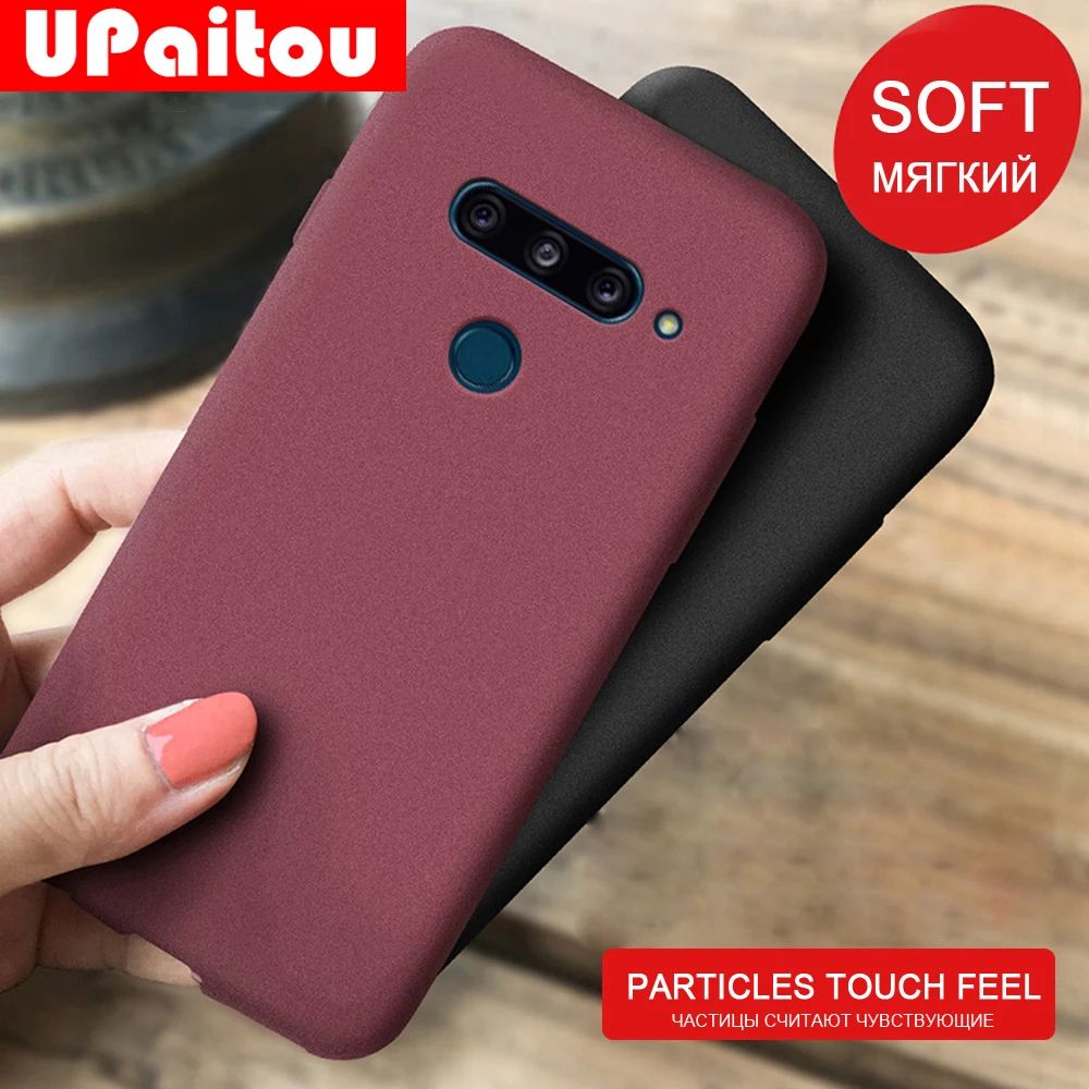 Чехол UPaitou для LG G8 V40 V50 ThinQ с защитой от отпечатков пальцев мягкий матовый