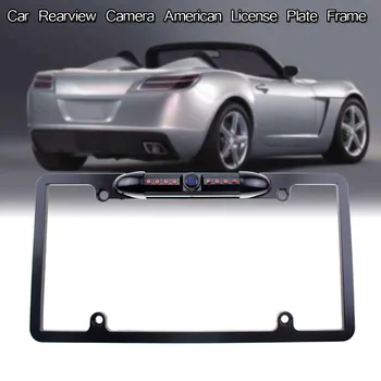 

170° HD Car Rearview Camera American License Plate Frame 8LED Night Vision Rugged and durable камера заднего вида