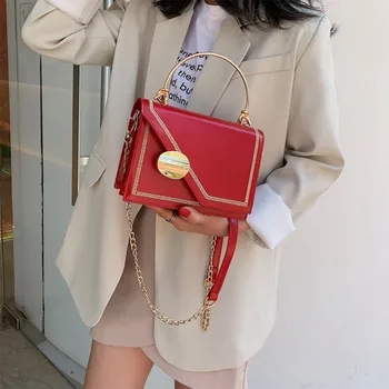 

Fashion Pu Leather Women's Handbags Large Capacity Tote Bags Casual Flap Crossbody Bags New Female Chain Shoulder Messenger Bag