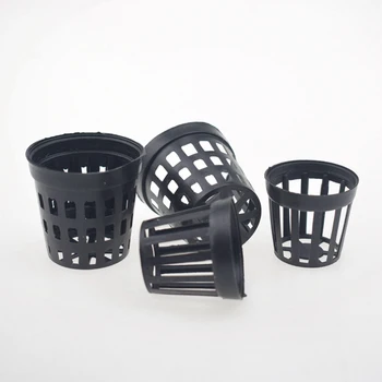 

10 Pcs/lot Black Plastic Aquarium Aquatic Water Plant Grass Cultivation Planting Pot Baskets C