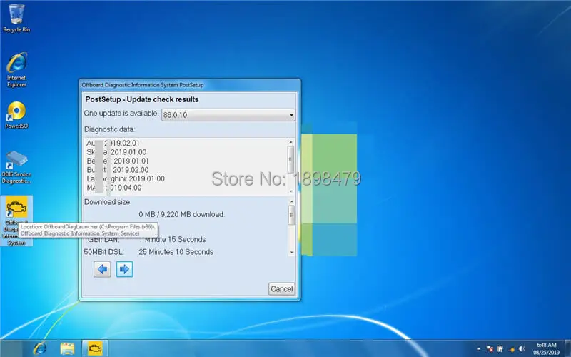 Vas5054a с odis v5.13 vas 5054a инженерное программное обеспечение v8.1.3 в ssd установлен cf19