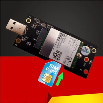 

NGFF M.2 Key B to USB 3.0 Adapter Converter Card Board Desktop PC Add on Card SIM Slot for 3G/4G/5G Module M.2 to USB Riser Card