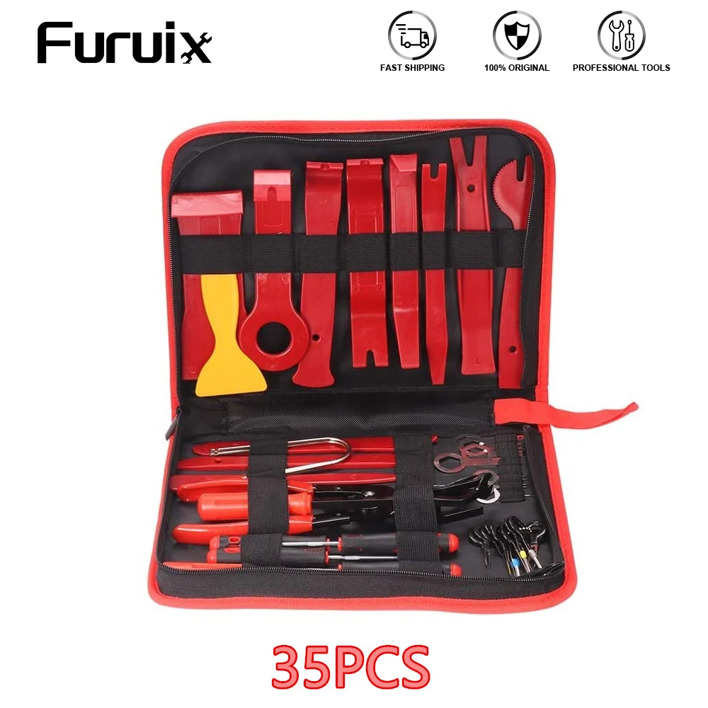 7 35PCS Car Disassembly Interior Kit Audio Removal Trim Panel Dashboard Car  DVD Player Auto Hand Tool|Hand Tool Sets| - AliExpress