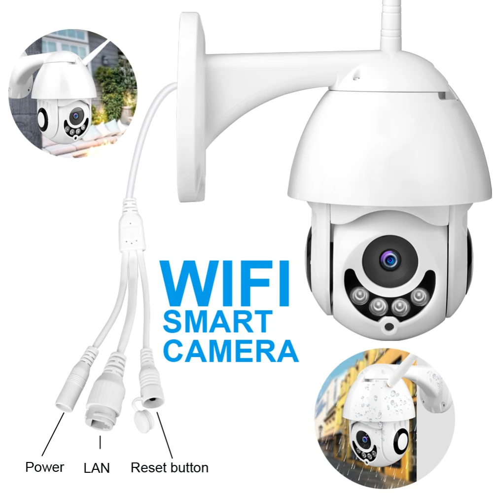 

1080P Wireless Monitor 360 PTZ Speed Dome CCTV IP Camera Night Vision for baby high resolution night surveillance security came