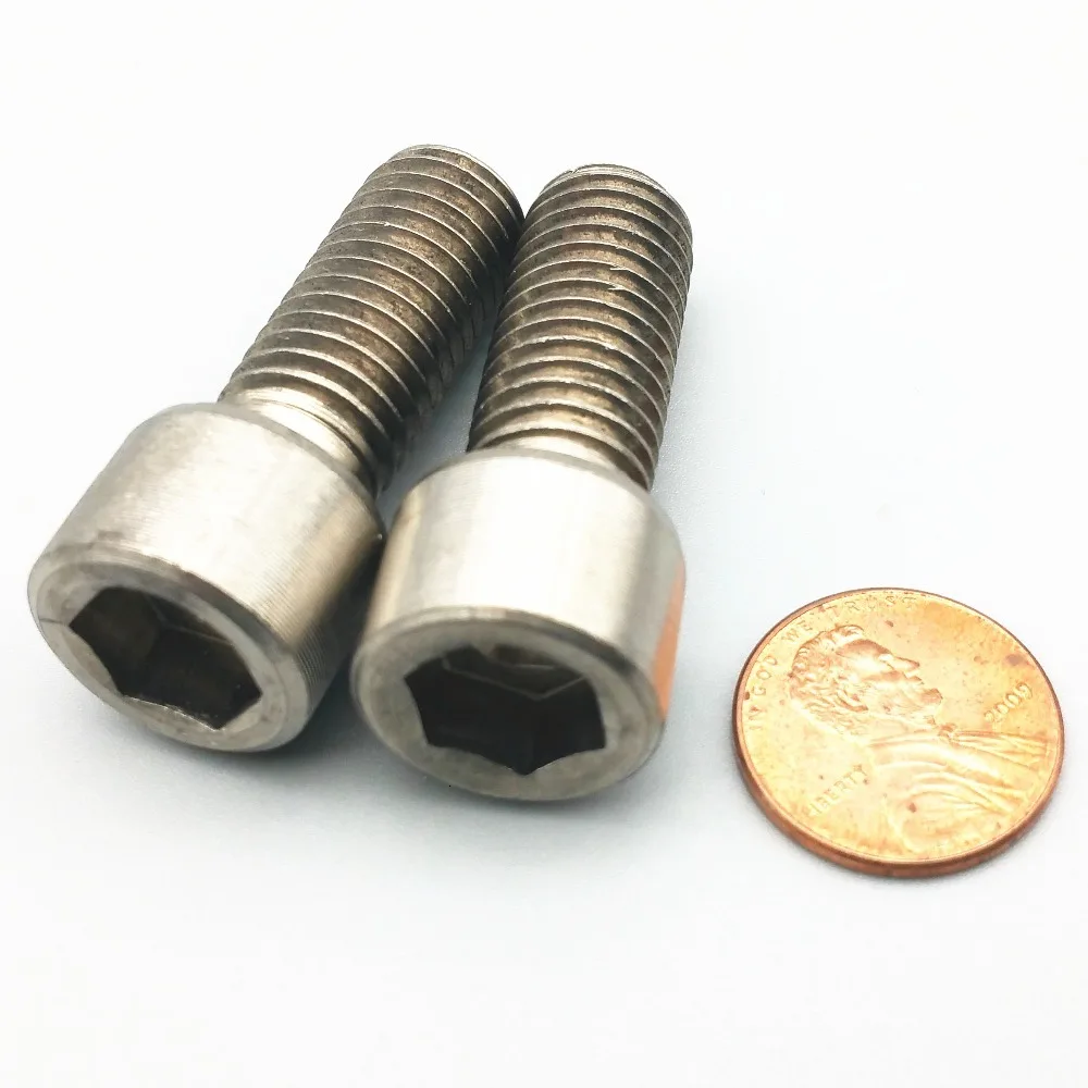 Titanium bolts M12x30mm Hexagon head DIN912   (2)