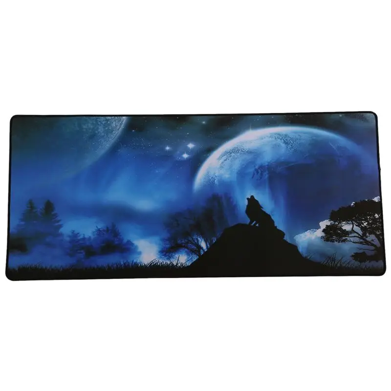 Gaming Mouse Pad Locking Edge Large Mat PC Computer Laptop Mousepad for Apple MackBook CS GO Dota2 LOL:Lone Wolf | Компьютеры и офис