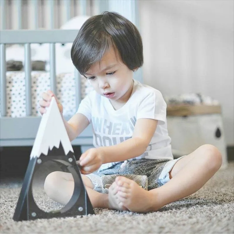 

Cute Wood Triangular Piggy Bank Home Decor Safe Savings Coin Jar Money Box alcancias Creativas Moneybox Kids Toy Birthday Gift