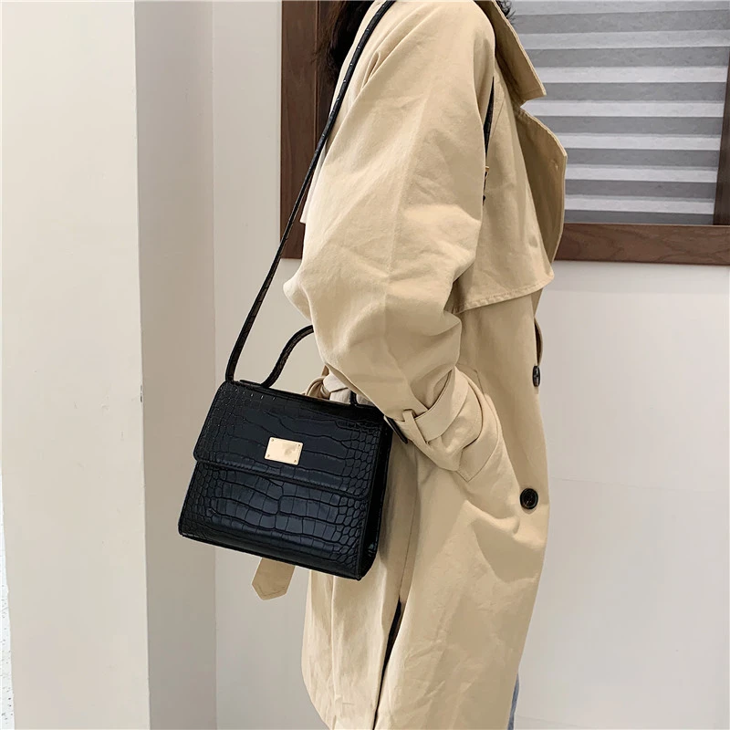 

Crocodile Pattern Crossbody Bags For Women 2019 Luxury Handbags Women Bags Designer Totes Small Female Shoulder Messenger Bags