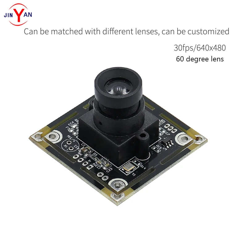 

Distortionless lens USB2.0 HD camera module OV7725 0.3MP camera 640*480 support LINUX Android