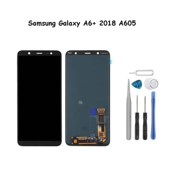 

For Samsung Galaxy A6 Plus 2018 A605 Full Screen-touch Screen + LCD Screen Black 2020 New Arrivals