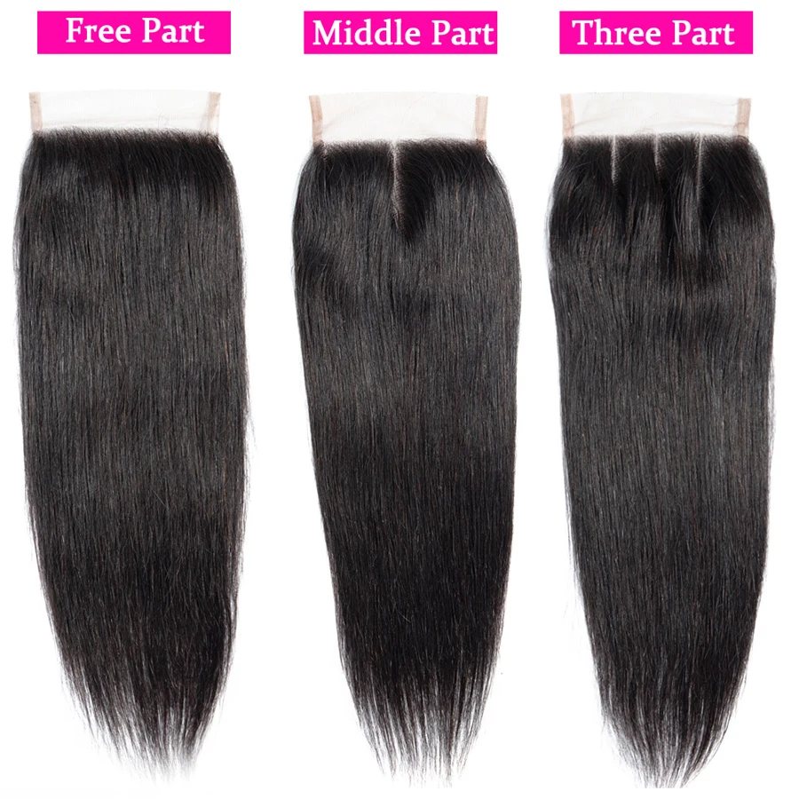 Queen Love Hair человеческие волосы, пряди с закрытием, бразильские волосы remy, натуральный цвет, прямые волосы, пряди с закрытием