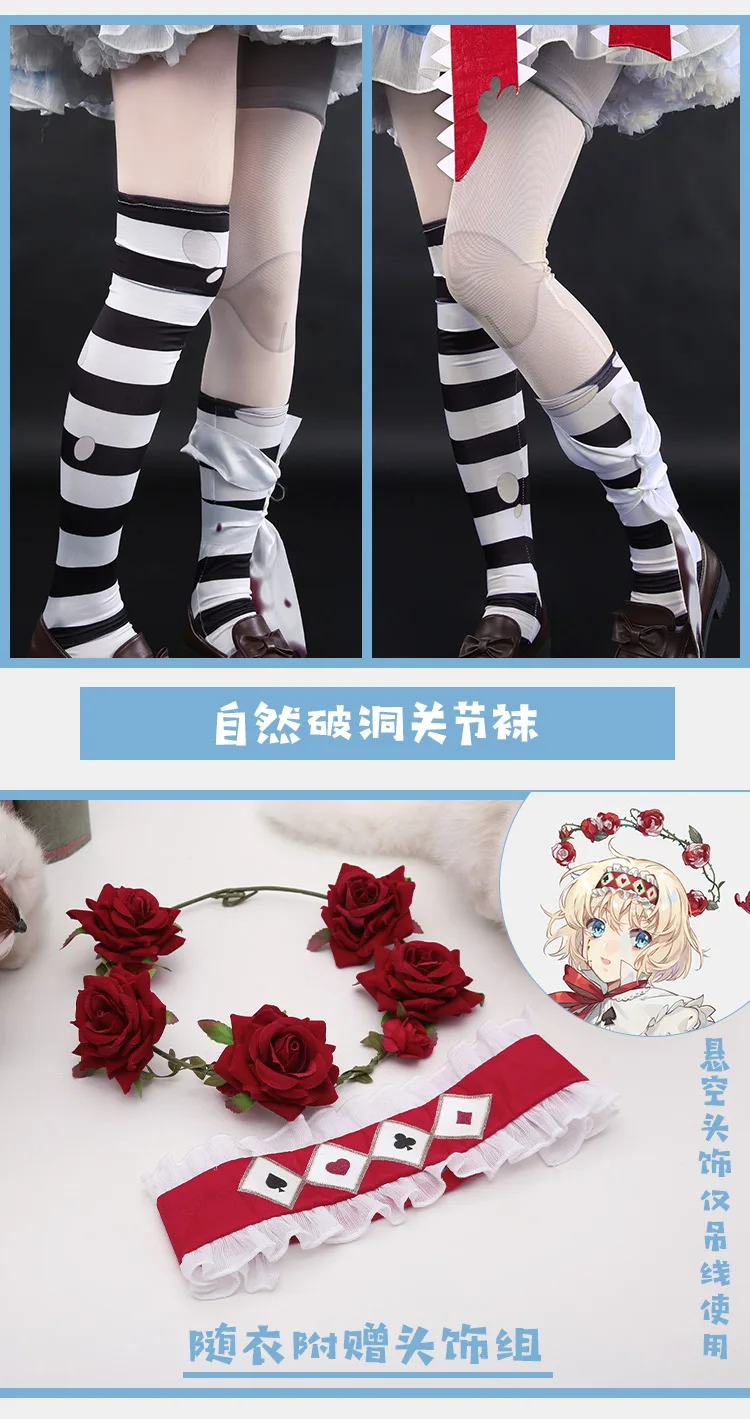 [Сток] Аниме Touhou проект Алиса девушка принцесса Хэллоуин платье лолиты форма косплей Женский костюм на Хеллоуин